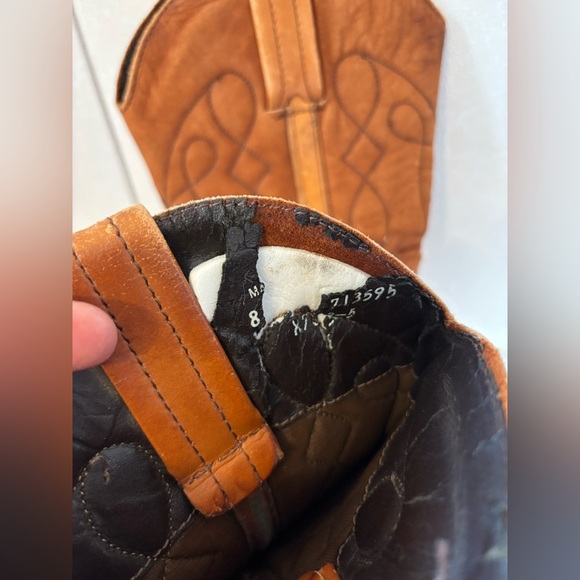 VTG Dexter Boots Western Cowgirl Concert Rodeo 8m FLAWS SHOWN - Picture 7 of 7